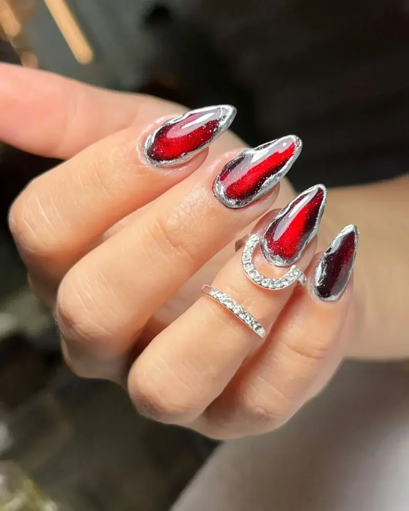 Diseño de uñas Cat Eye 3D